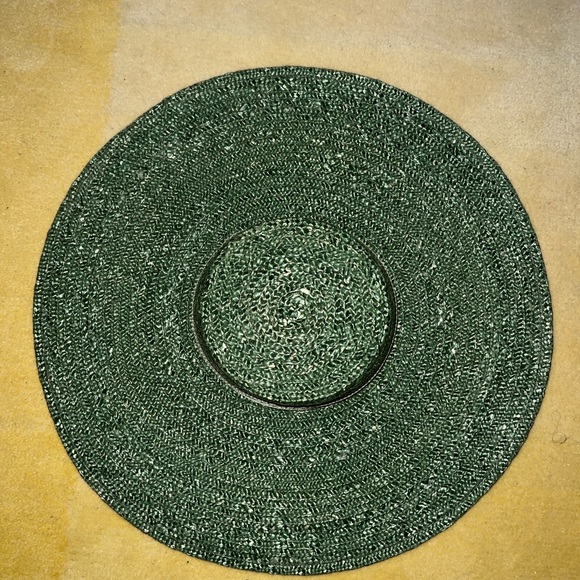 Off-White straw hat in Green - Picture 2 of 5